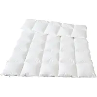 Traumina Bettdecke Plume Bio Daune Ganzjahresdecke leichte Winterdecke Wärmeklasse 3 Größe 155x220 cm