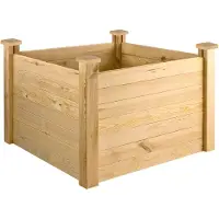 Dema Blumenhochbeet aus Holz 104x104x77 cm Florian