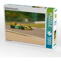 CALVENDO Puzzle High Speed Racing - Formel 1 | 1000 Teile Lege-Größe 64x48cm Foto-Puzzle für glückliche Stunden
