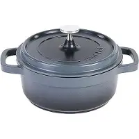 Contacto AluChef Cocotte, rund 20 cm / grau