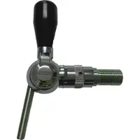 BieTal Waldau Kugel Zapfhahn Schankhahn Kompensator Chrom 5/8 Zoll 35mm Stutzen