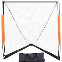 StarTech.com Lacrosse-Tor - 6' x 6' Lacrosse-Netz - Tragbares Lacrosse-Tor mit Tragetasche - Glasfaserstange - Hinterhof-Lacrosse-Trainingsausrüstung - Einfach aufzubauendes College-Tor - Perfekt für das Training
