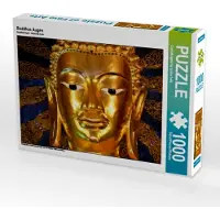 CALVENDO Puzzle Buddhas Augen | 1000 Teile Lege-Größe 64x48cm Foto-Puzzle für glückliche Stunden