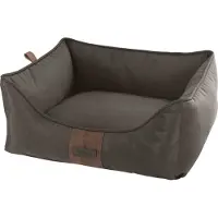 Nobby Komfortbett Zalo eckig grau, Maße: 90 x 70 x 23 cm