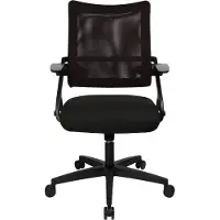Topstar Bürostuhl New S'move, DS100A T200 Stoff schwarz, Gestell schwarz