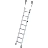 Proregal Stufen-Regalleiter fahrbar 8 Stufen