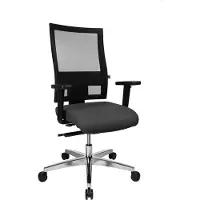 Topstar Bürostuhl Profi Net 11, PS59H T22 Stoff anthrazit, Gestell alu