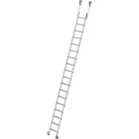Proregal Stufen-Regalleiter fahrbar 18 Stufen