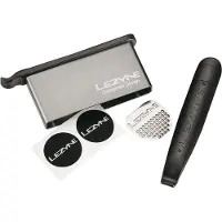 Lezyne Lever Kit, Reparaturset, Kleberloser Reparaturflicken, Rund, Kunststoff, Grau, 50 g