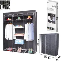 Urban Living Garderobenschrank Schrank-Gardeobe Kleiderschrank 200203