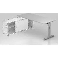Hammerbacher Anbauschreibtisch OSE19, 180 x 80 cm