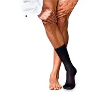 Falke No. 9 Pure Fil d'Écosse Socken Herren dark navy 47-48