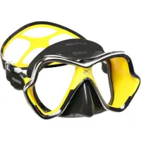 Mares X Vision Chrome Liquidskin Tauchmaske Schwarz Herren,Damen Schwarz One Size