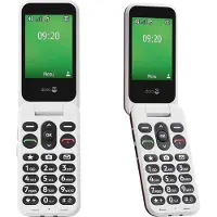 Doro Leva E22, Klappgehäuse, Single SIM, 7,11 cm (2.8"), 0,3 MP, 1150 mAh, Rot, Weiß