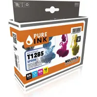 Pure Ink 170745990046, Standardertrag, Schwarz, Cyan, Magenta, Gelb, 5,9 ml, 10,5 ml, 4 Stück(e), Multipack