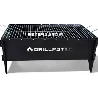 Grillpeter Mangal Anar 2mm Campinggrill aus Stahl Anglergrill Festivalgrill