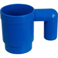 LEGO Blauer Becher in voller Lebensgröße