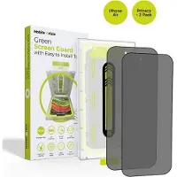 Mobile Origin Displayschutzfolie mit Applikator für Apple iPhone Air / 2 Stück / Sichtschutzglas