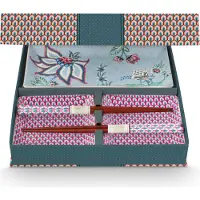 Pip studio Flower Festival Oriental Geschenkset quadratisch blau 6tlg