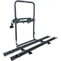 Peruzzo Bike Peruzzo Brennero 4X4 Ersatzrad-Fahrradträger - 2-Fahrradträger Mit Schienen (Schwarz)