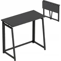 MarkAdler Klappbarer Schreibtisch Minimalistisch Leicht LOFT Leader 1.5 Schwarz