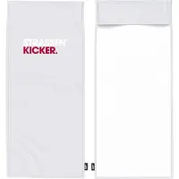 Herding STRASSENKICKER Fitness Training Sport Handtuch mit Flap und Tasche by LP10 Hellgrau