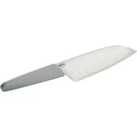 Woll Santokumesser "Cutting Edge", grau, Klingenlänge 18cm, Edelstahl, Kunststoff, Kochmesser, Santokumesser, aus deutschem Edelstahl gemäß DIN 1.4116