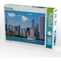 CALVENDO CHICAGO Skyline 1000 Teile Puzzle quer 640x480mm, Viola Melanie; 7291576