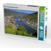 CALVENDO Puzzle Blick von der Reichsburg in Cochem | 1000 Teile Lege-Größe 64x48cm Foto-Puzzle für glückliche Stunden