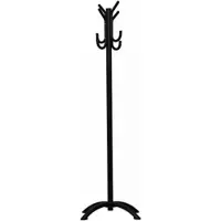 Proregal Garderobenständer Deer| 8 Haken | HxBxT 175x67x67 cm | Schwarz
