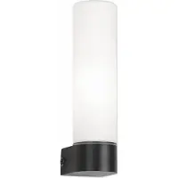 Nova Luce CORB Wandleuchte E14 Schwarz IP44 5x7,5x21,5cm dimmbar 9953203