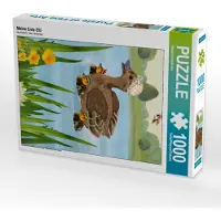 CALVENDO Puzzle Meine Ente Elli | 1000 Teile Lege-Größe 64x48cm Foto-Puzzle für glückliche Stunden