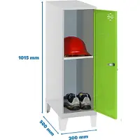 Simonlocker Montadas Dism.mini+ban+pies Schließfach 1015x300x500 Mm
