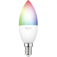 Trust 71280, Intelligentes Leuchtmittel, WLAN, Weiß, LED, E14, Kerze