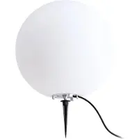 LINDBY Kugelleuchte Valyra, Ø 40 cm, IP54, Erdspieß