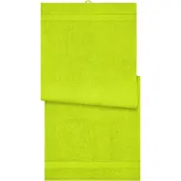 James & nicholson Sauna Sheet Saunatuch im modischen Desgin acid-yellow, Gr. one size