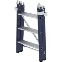 Proregal Einsteckteil für Plattformleiter steckbar | plus 3 Stufen | Aluminium