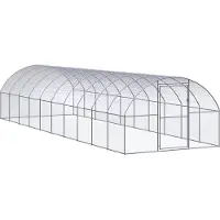 Syfax Outdoor-Hühnerstall 3x10x2 m Verzinkter Stahl