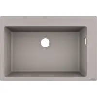 Hansgrohe S51 S510-F660 Einbauspüle 660, Betongrau
