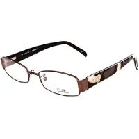 Pucci Ep21362 Brille Braune Rechteckige Fassung