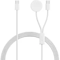 XLayer Kabel 2-in-1 feingewebtes Kabel USB Typ C & Apple Watch Charger 1.5 m