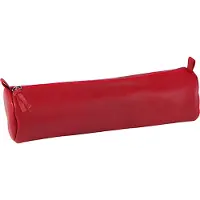 Clairefontaine 3329680083088, Weiches Federmäppchen, Rot, Einfarbig, Reißverschluss, 220 mm, 55 mm