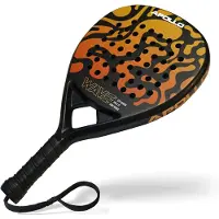Apollo Padelschläger / Padel Racket - 12 K Wave - Orange/Yellow