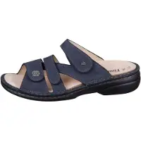 Finn Comfort Ventura-Soft, Damen-Pantolette, Damenschuhe, Leder, Blau - Marken , Blau, leder (nube)