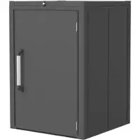 PRIMEYARD 84 x 84 cm Mülltonnenbox, anthrazit - (GFPV01000)