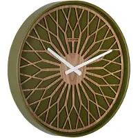 Karlsson - Wanduhr Girasol - Grün - 40.6x40.6x40.6cm