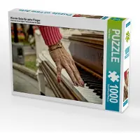 CALVENDO Puzzle Klavier Solo für zehn Finger | 1000 Teile Lege-Größe 64x48cm Foto-Puzzle für glückliche Stunden