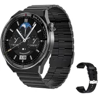 Lixada ST5 MAX 1,45'' Smartwatch Intelligente IP67Watch mit BT5.0 Wasserdichter Fitness-Tracker Multifunktionsuhr MP3-Musikuhr Kompatibel fuer Android iOS