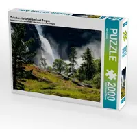 CALVENDO Zwischen Hardangerfjord und Bergen 2000 Teile Puzzle quer 900x670mm, Schmidt Ralf; 7400270