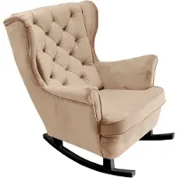 Domo DomoHome Relaxsessel Armlehnensessel Armlehnen Fernsehsessel Loungesessel Polstersessel Couchsessel Armsessel Chair Wohnzimmersessel Ohrensessel | 102x81x95cm | Beige_29800